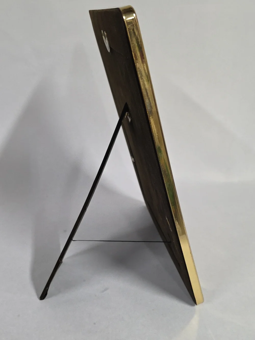 Vintage Solid Brass Hand-Polished 8X10 Picture Frame - Made in Korea